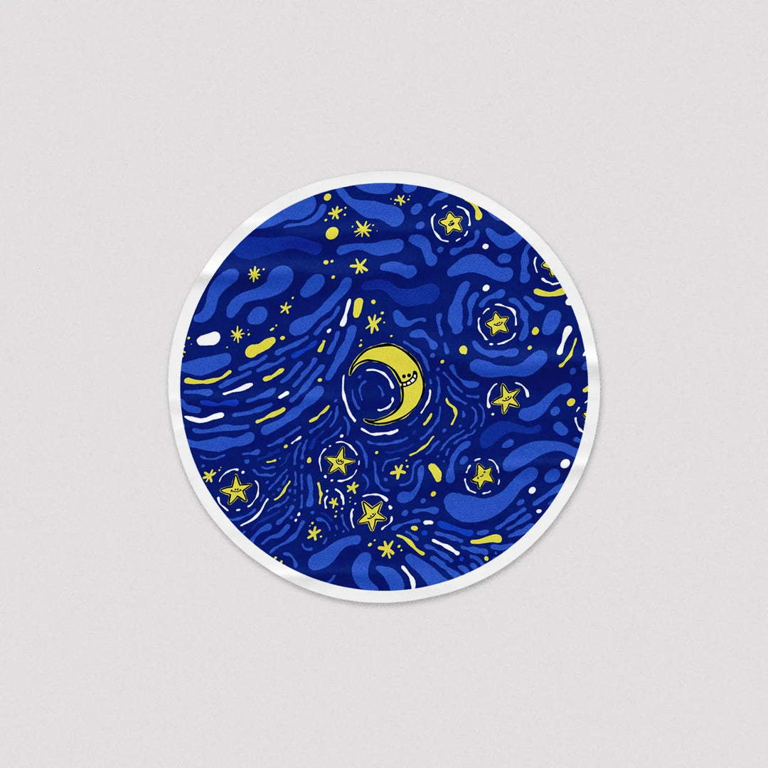 Sticker Starry Night [N] - Microbus store