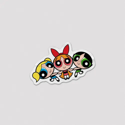 Sticker The Powerpuff Girls [4] - Microbus store