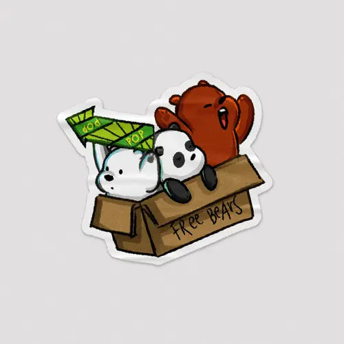 Sticker We Bare Bears [3] - Microbus store