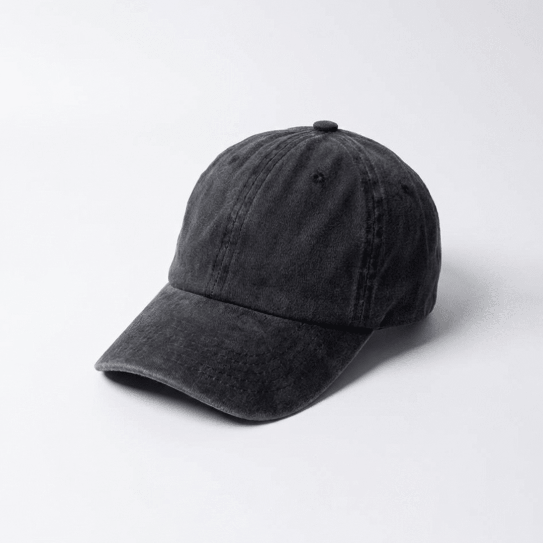 Washed Black Cap - Microbus store
