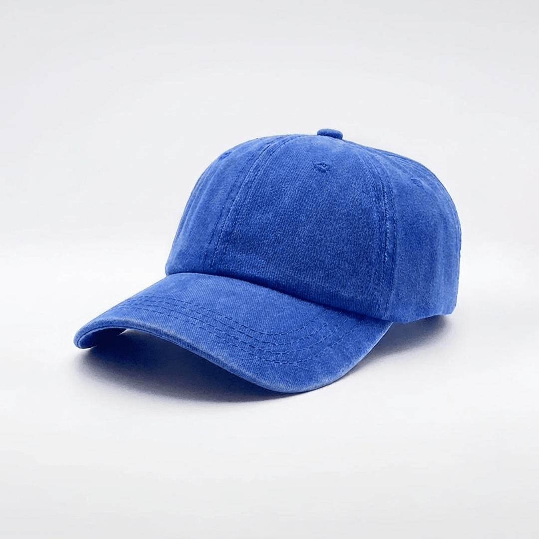 Washed Blue Cap - Microbus store