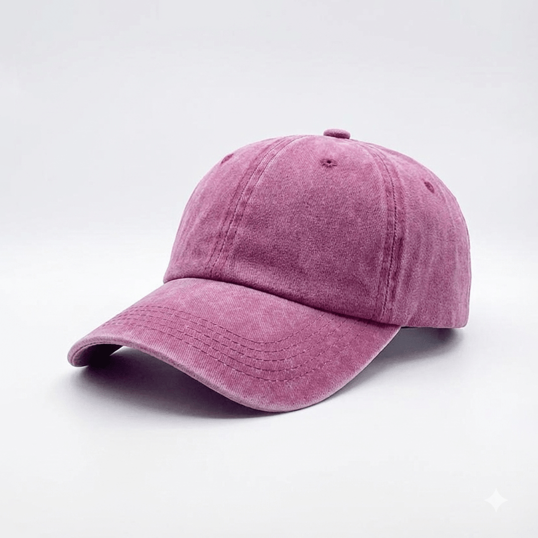 Washed Dark Red Cap - Microbus store