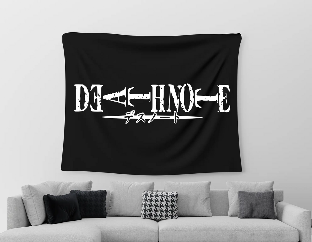 DEATH NOTE wall Tapestries Microbus store