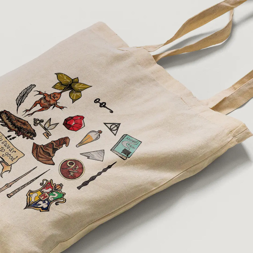 Harry Potter Tote Bag Microbus Store