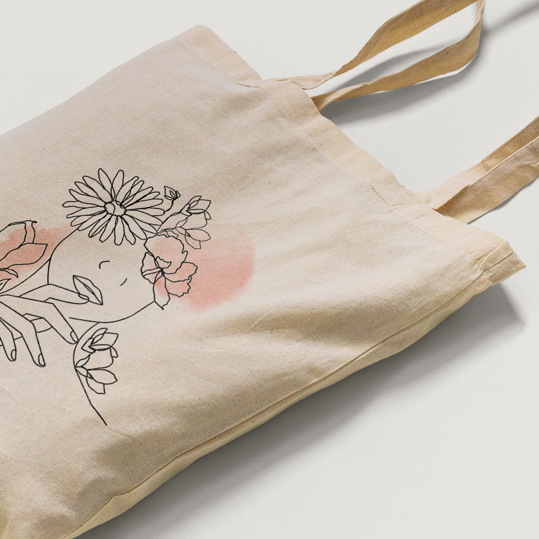 Line art Tote Bag