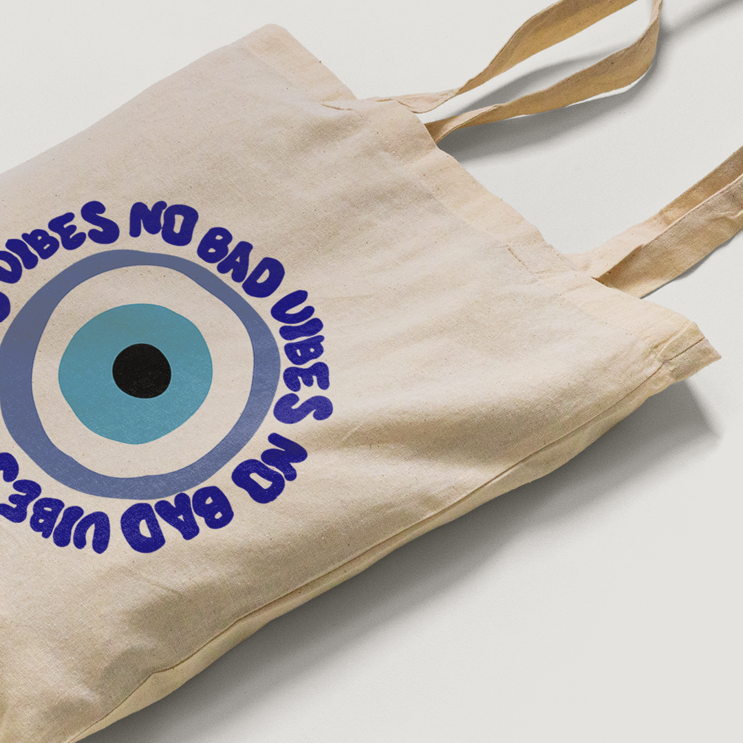 No Bad Vibes Tote Bag