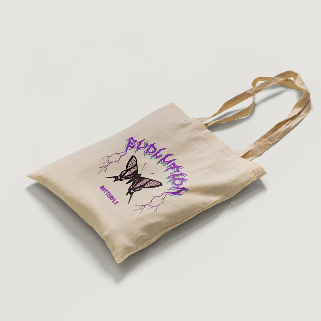 butterfly Tote Bag Microbus Store