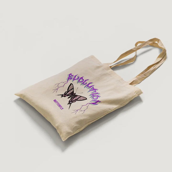 butterfly Tote Bag Microbus Store
