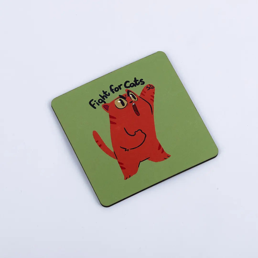 Coaster fight for cat - Microbus store
