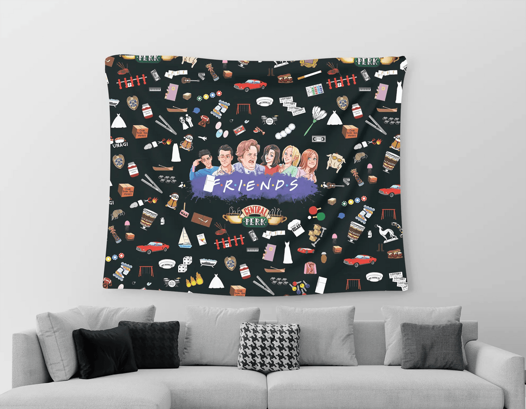 FRIEND wall Tapestries - Microbus store