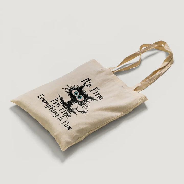 IT IS FINE Tote Bag - Microbus store