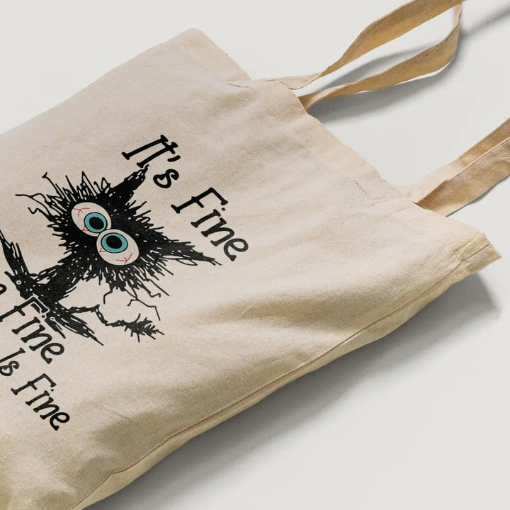 IT IS FINE Tote Bag - Microbus store
